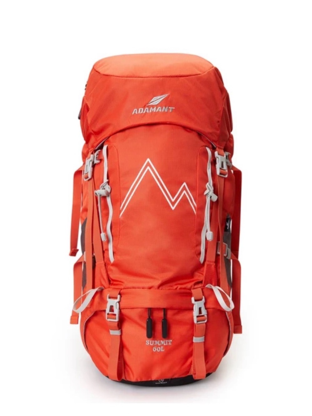 Adam Orange Summit 60L Hiking Backpack